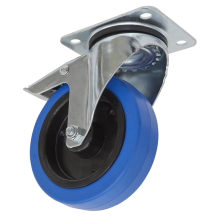 Ø125mm Castor Wheel Swivel Plate with Total Lock