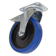 Ø200mm Castor Wheel Swivel Plate with Total Lock