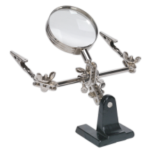 Mini Robot Soldering Stand with Magnifier