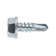 4.2 x 13mm Zinc Plated Self-Drilling Hex Head Screw - Pack of 100
