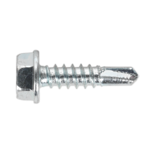 4.8 x 19mm Zinc Plated Self-Drilling Hex Head Screw - Pack of 100
