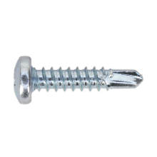 M4.2 x 19mm Zinc Plated Self-Drilling Pan Head Phillips Screw - Pack of 100