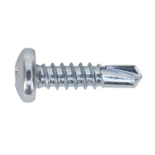 M4.8 x 19mm Zinc Plated Self-Drilling Pan Head Phillips Screw - Pack of 100