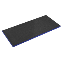 1200 x 550 x 30mm Easy Peel Shadow Foam® Blue/Black