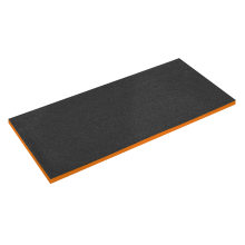 1200 x 550 x 30mm Easy Peel Shadow Foam® Orange/Black