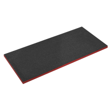 1200 x 550 x 30mm Easy Peel Shadow Foam® Red/Black