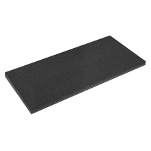 1200 x 550 x 50mm Easy Peel Shadow Foam® Black/Black