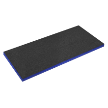 1200 x 550 x 50mm Easy Peel Shadow Foam® Blue/Black