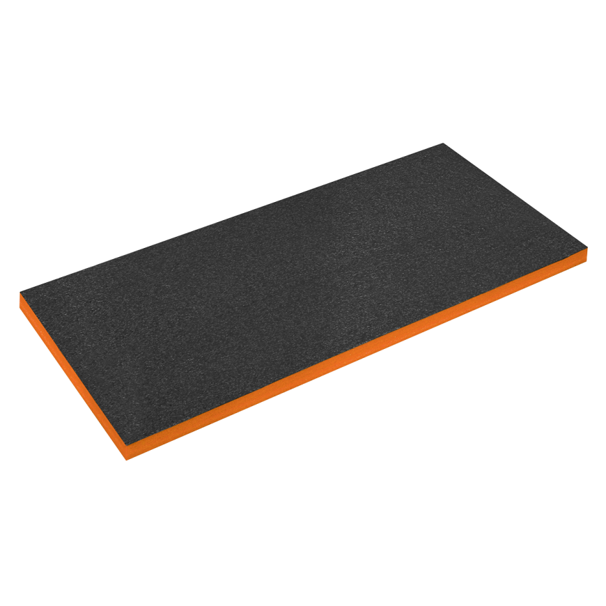 1200 x 550 x 50mm Easy Peel Shadow Foam® Orange/Black