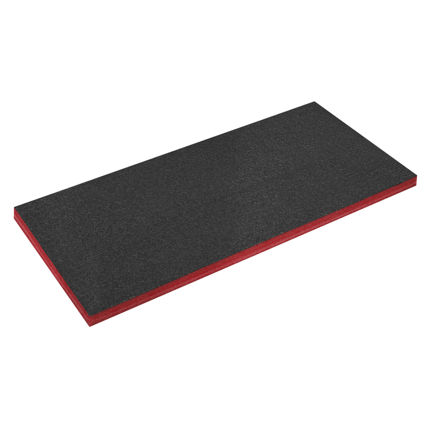 1200 x 550 x 50mm Easy Peel Shadow Foam® Red/Black