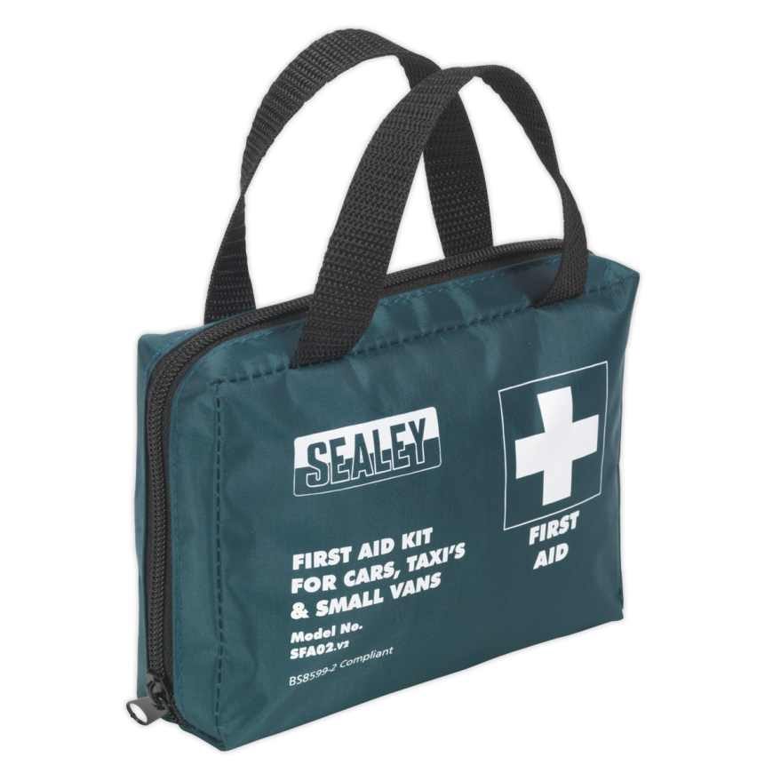 Medium First Aid Kit for Cars, Taxis & Small Vans - BS 8599-2 Compliant