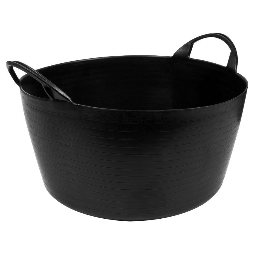 30L Heavy-Duty Flexi Tub - Black