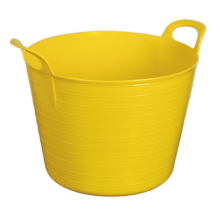 40L Heavy-Duty Flexi Tub - Yellow