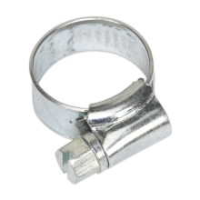 Ø8-14mm Zinc Plated Hose Clip - Pack of 30