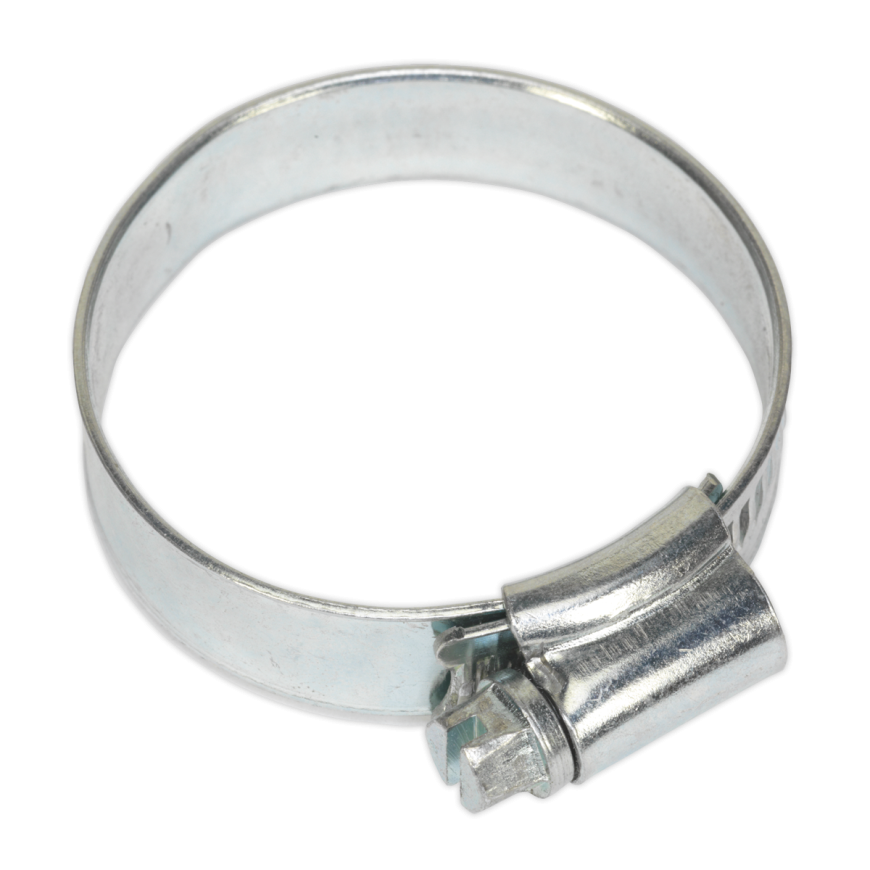 Ø32-44mm Zinc Plated Hose Clip - Pack of 20