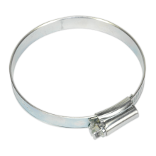 Ø64-76mm Zinc Plated Hose Clip - Pack of 10