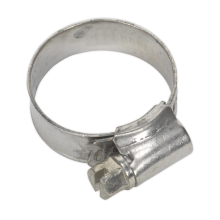 Ø16-27mm Stainless Steel Hose Clip - Pack of 10