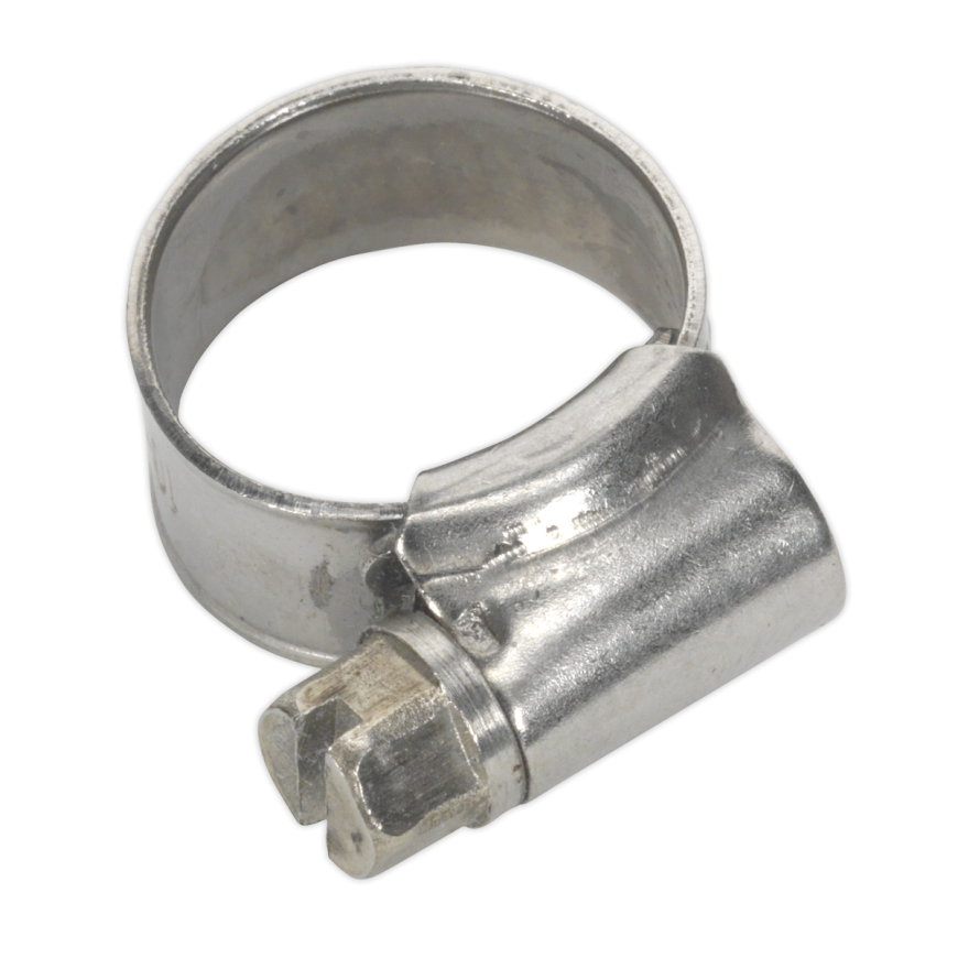 Ø10-16mm Stainless Steel Hose Clip - Pack of 10