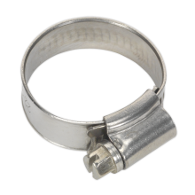 Ø22-32mm Stainless Steel Hose Clip - Pack of 10