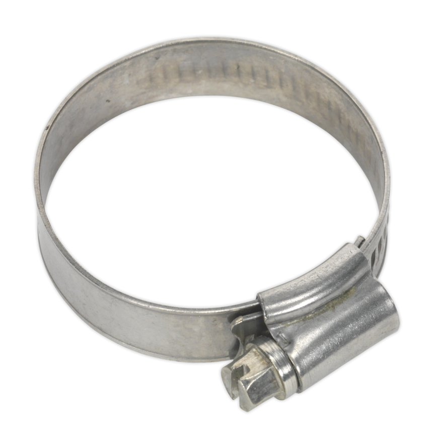 Ø32-44mm Stainless Steel Hose Clip - Pack of 10