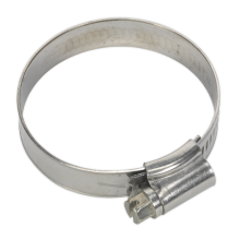 Ø35-51mm Stainless Steel Hose Clip - Pack of 10