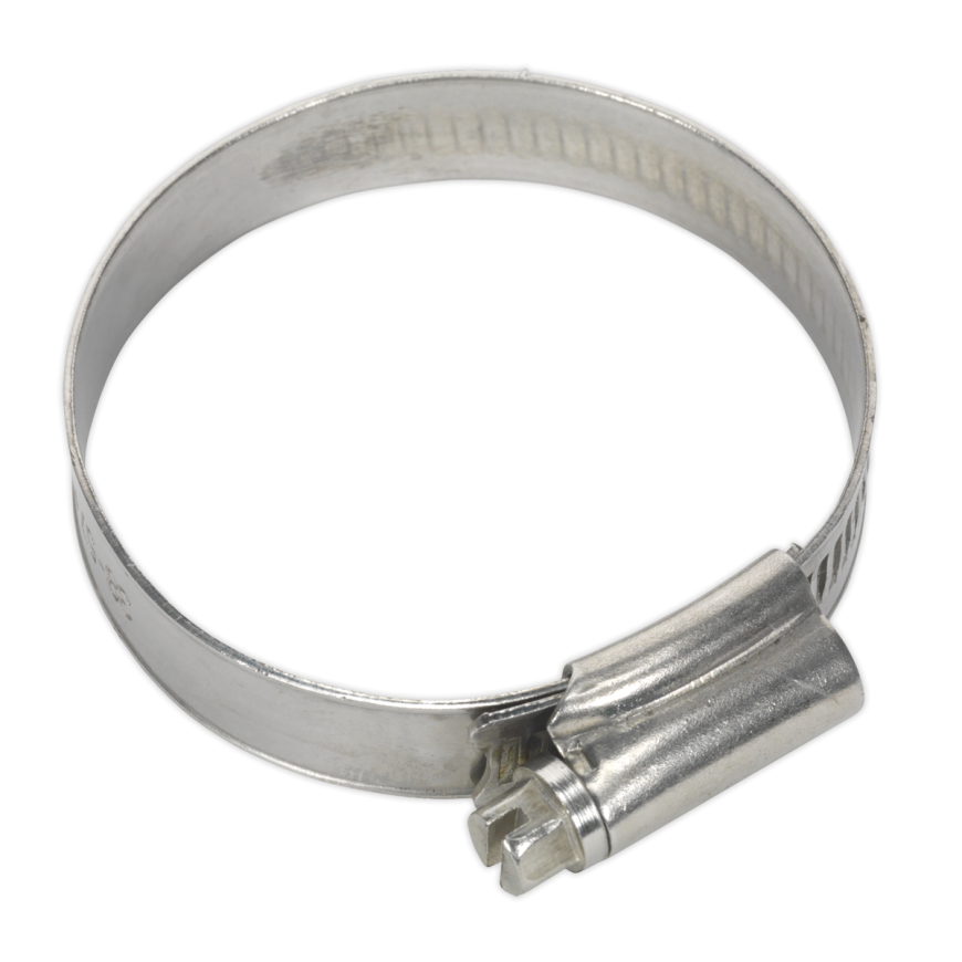 Ø38-57mm Stainless Steel Hose Clip - Pack of 10