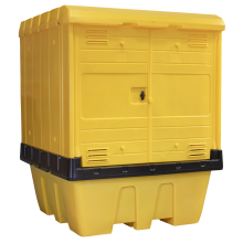 IBC Spill Pallet With Weathertight Hardcover