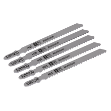 100mm 8tpi Jigsaw Blade Aluminium - Pack of 5