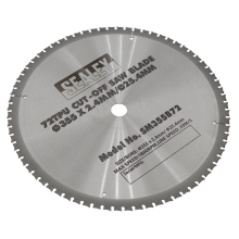 72tpu Cut-Off Saw Blade Ø355 x 2.4mm/Ø25.4mm