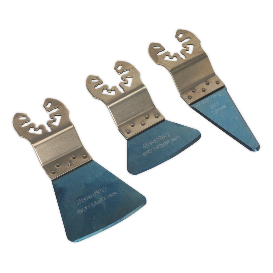 3pc Quick Change Multi-Tool Scraper Blade Set