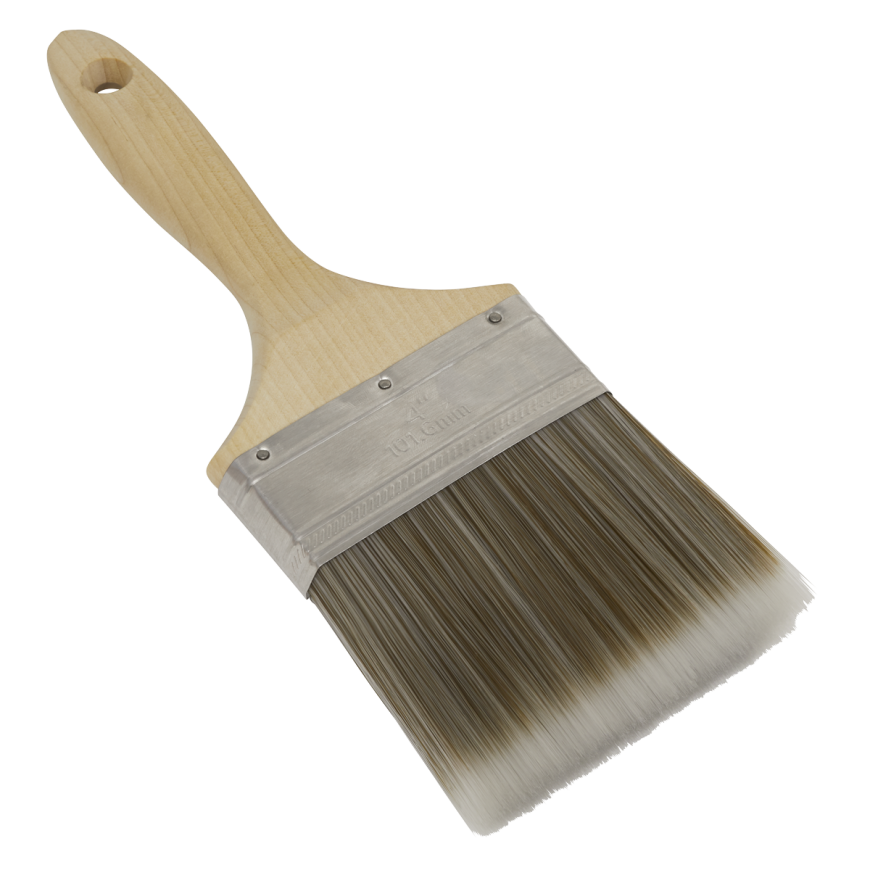 100mm Wooden Handle Paint Brush