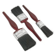 3pc Pure Bristle Paint Brush Set