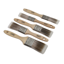 5pc Wooden Handle Paint Brush Set