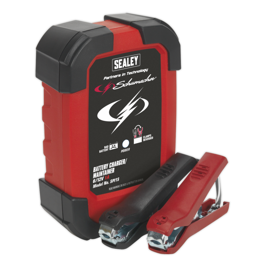 Schumacher® 1A 6/12V Intelligent Battery Charger & Maintainer