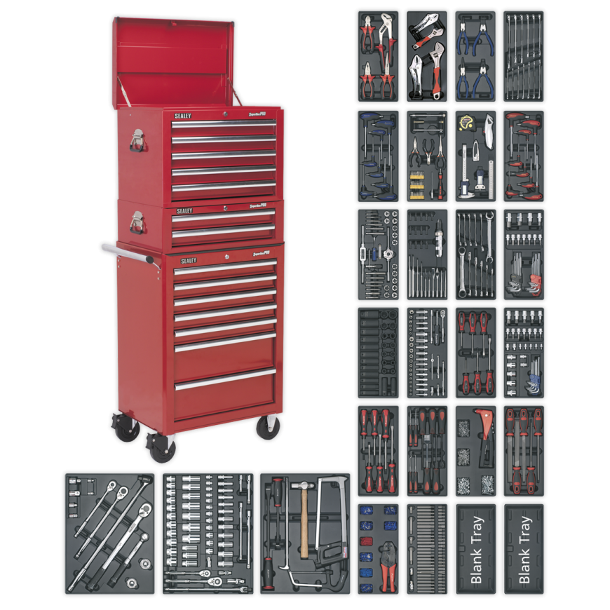 14 Drawer Tool Chest Combination with 1179pc Tool Kit