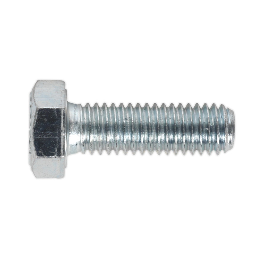 M8 x 25mm Setscrew HT 8.8 Zinc - Pack of 50