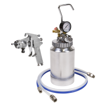 Pressure Pot System with Spray Gun & Hoses 1.8mm Set-Up