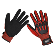 Cut & Impact Resistant Gloves - Large - Pair