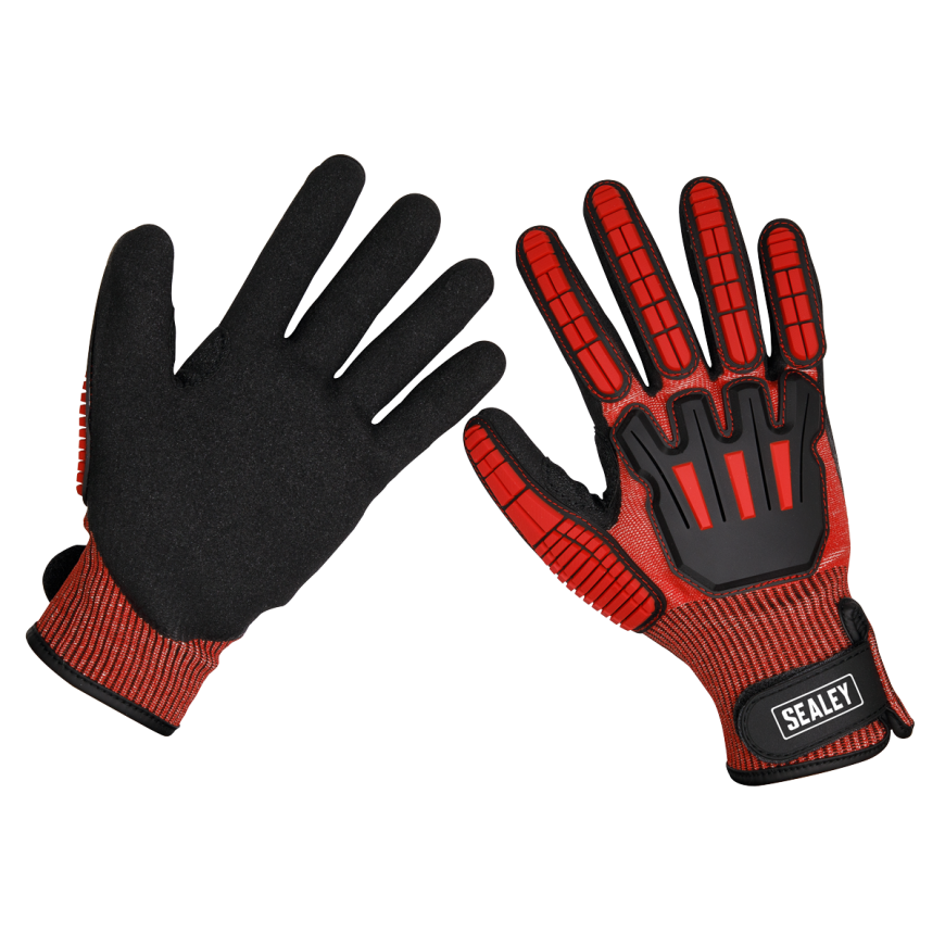 Cut & Impact Resistant Gloves - Large - Pair