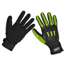 Cut & Impact Resistant Gloves - Large - Pair