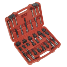 35pc Alternator Freewheel Pulley Removal Set