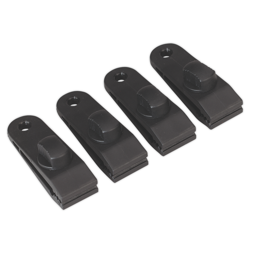 4pc Tarpaulin Clip Set