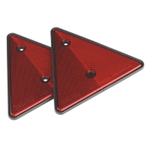 Rear Reflective Red Triangle