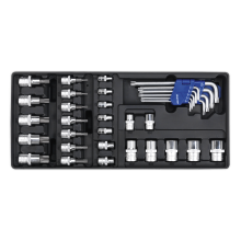 35pc TRX-Star* Key, Socket Bit & Socket Set with Tool Tray