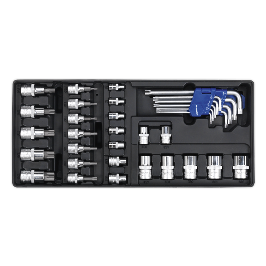 35pc TRX-Star* Key, Socket Bit & Socket Set with Tool Tray