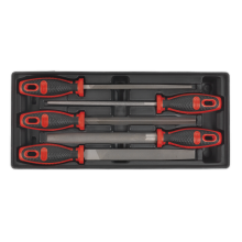 5pc Engineer's File Set with Tool Tray