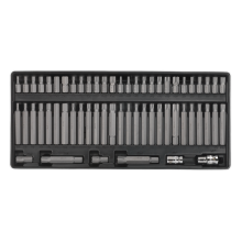 60pc Security TRX-Star*/Hex/Ribe/Spline Bit Set with Tool Tray