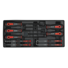 9pc Scraper & Hook Set with Tool Tray