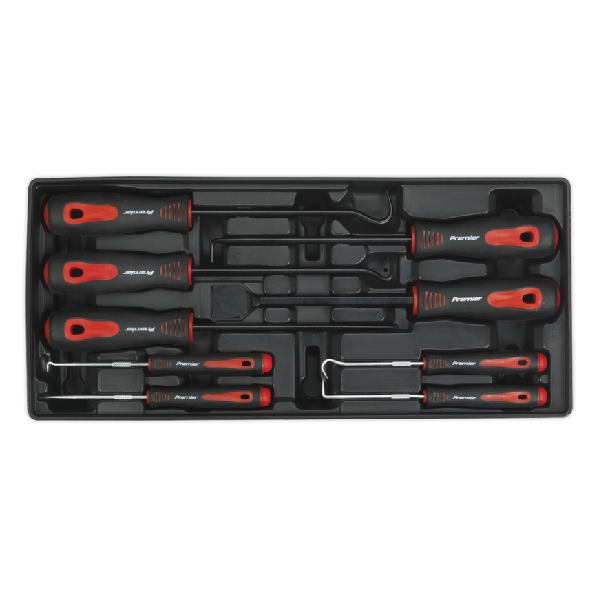 9pc Scraper & Hook Set with Tool Tray