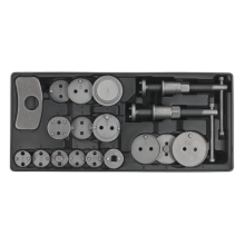 18pc Brake Wind-Back Kit with Tool Tray